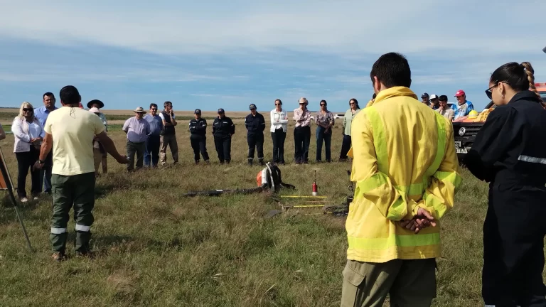 Exitosa jornada sobre prevención de Incendios Rurales en Sauce y Monte Caseros Corrientes