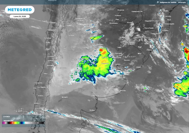 Semana de lluvias y tormentas en Argentina: alta humedad y alerta por fenómenos intensos