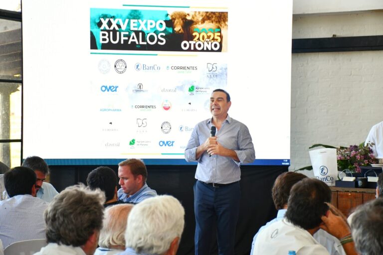 Valdés encabezó el cierre de la Expo Búfalos 2025 y destacó la potencia de la ganadería correntina