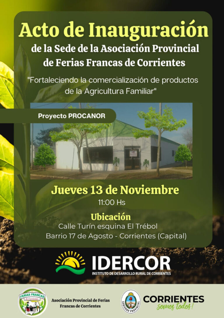 Sueño cumplido: las Ferias Francas de Corrientes estrenan su casa propia