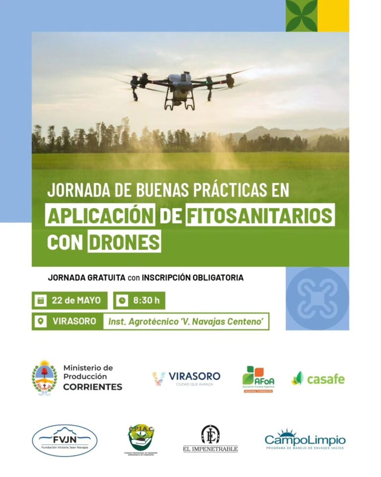 Jornada de Buenas Prácticas en Aplicación de Fitosanitarios con Drones