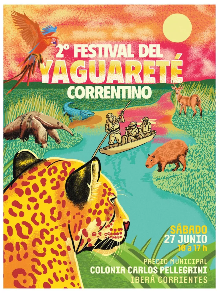 Los pueblos del Iberá se reúnen en Pellegrini para celebrar al yaguareté correntino