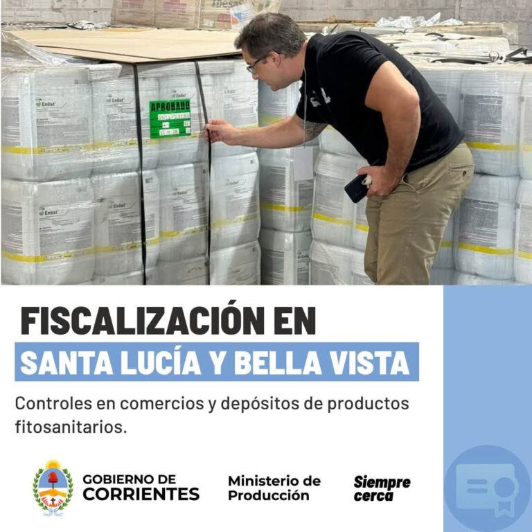 CORRIENTES: Más control para una producción segura