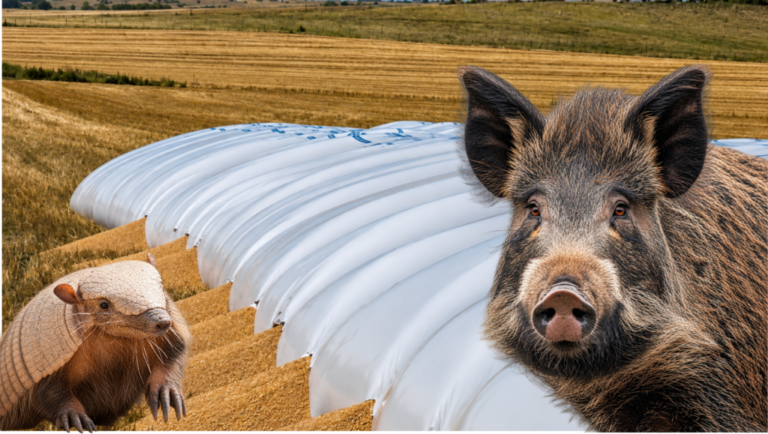 Alerta jabalíes y peludos: presentan una alternativa para proteger cultivos y silo bolsas de pérdidas que pueden ser millonarias